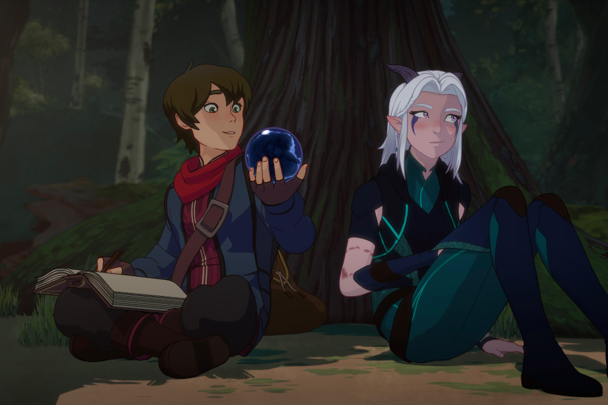 Featured image of post Rayla The Dragon Prince Season 4 The dragon prince creators aaron ehasz and justin richmond surprised the cast with when we left off callum jack de sena rayla paula burrows and ezrin sasha rojen had finally accomplished their mission to return zym to his